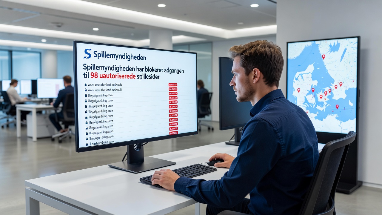 Skærmbillede af en DNS-blokeringsmeddelelse på dansk